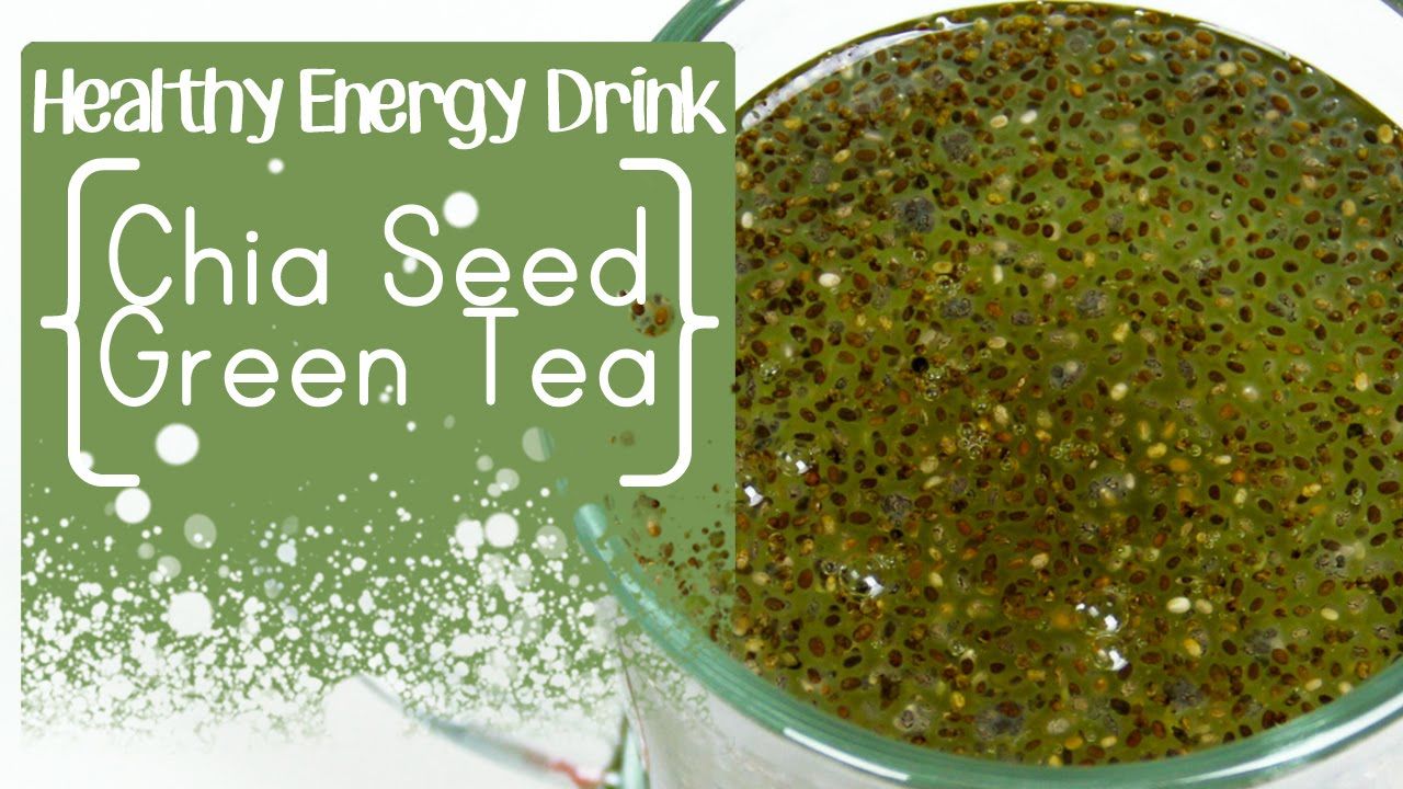 Chia Seed Green Tea Natural Energy Drink