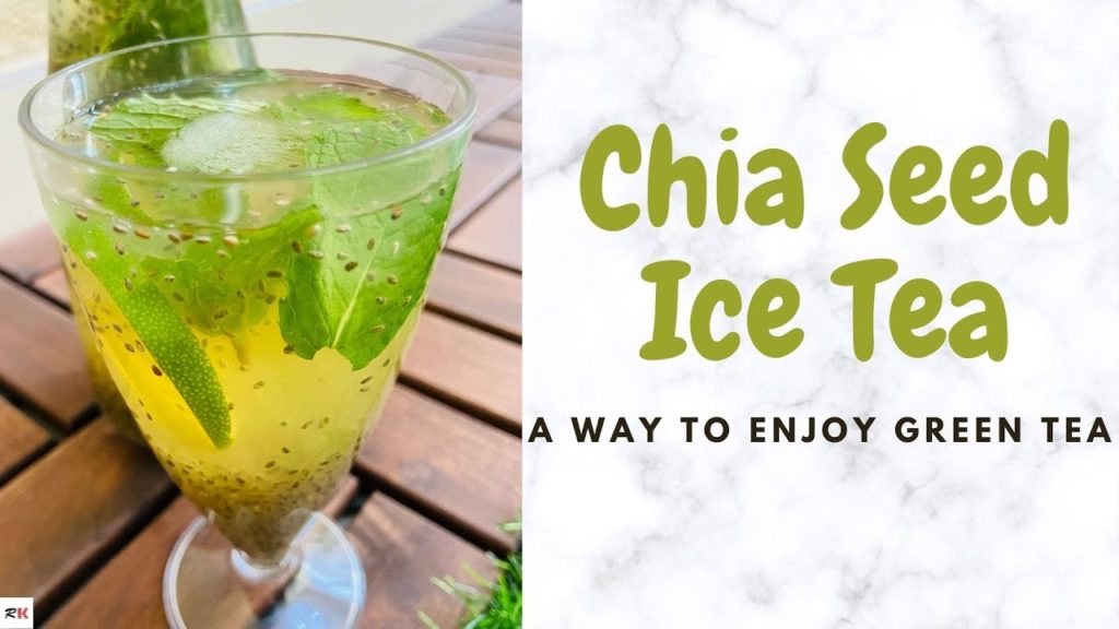 Chia Seed Ice Green Tea Recipe